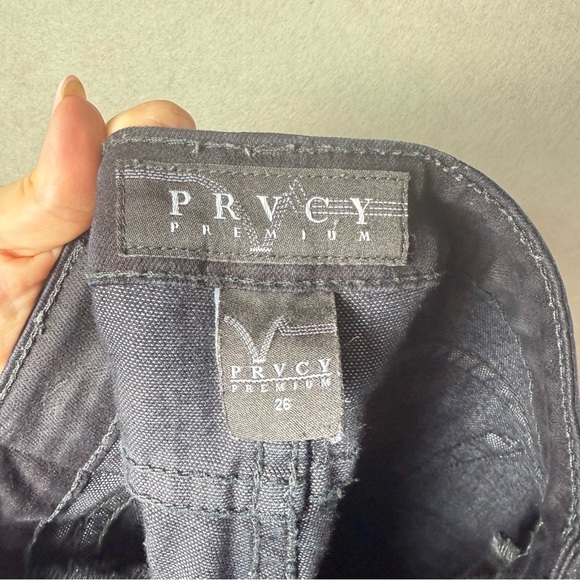 PRVCY Premium Women’s Low-Rise Black Skinny Jeans size 26 - Picture 12 of 13